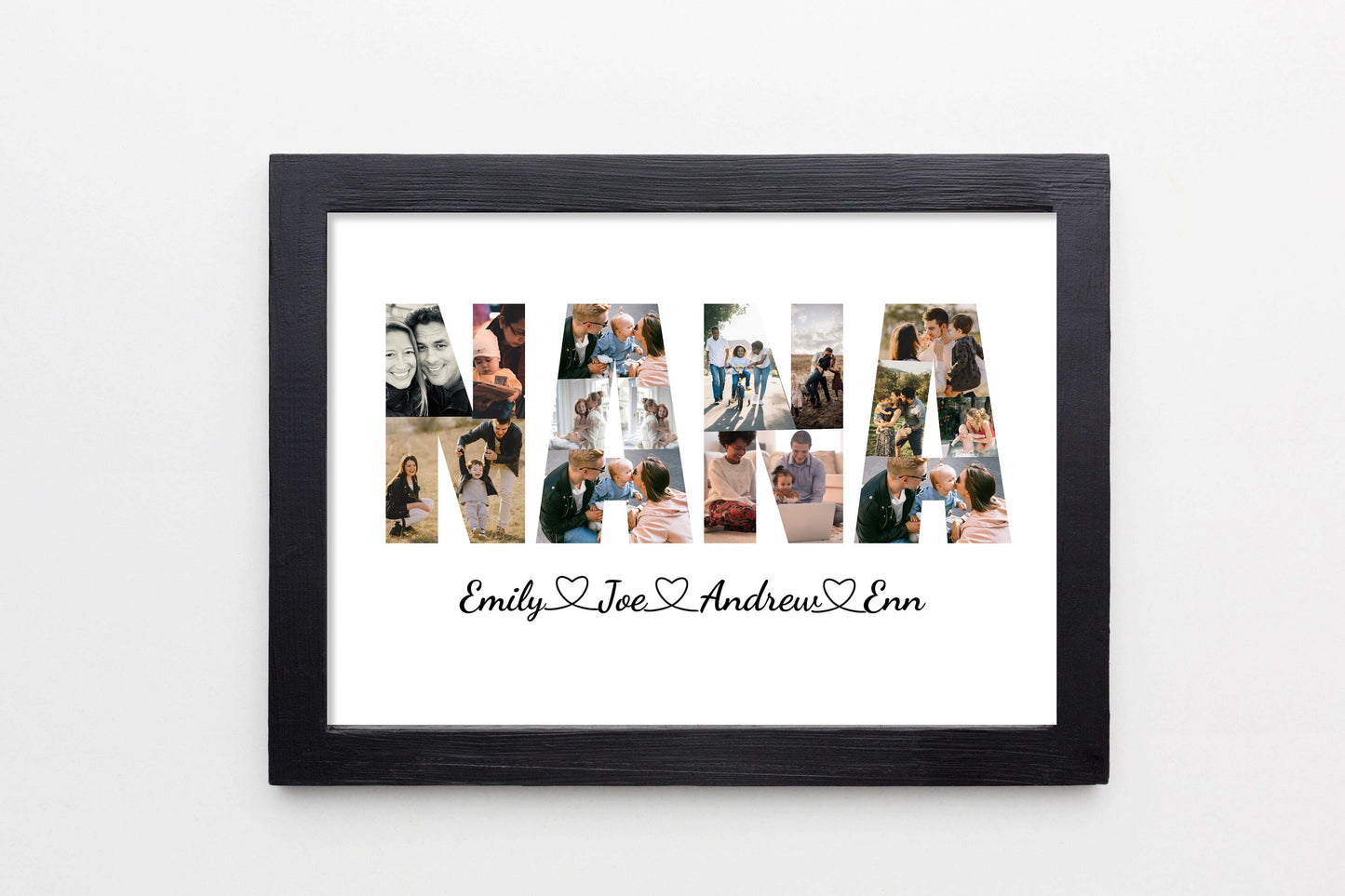 Gift For Grandma, Custom Nana Photo Collage, Personalized Photo Collage, Custom Collage, Mothers Day Gift, Birthday Present, Digital File