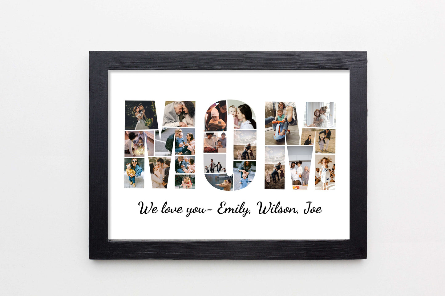 MOM Photo Collage, Mother's Day Gift, Birthday Gift For Mom, Gift For Her, Mothers Day Gift, Christmas Gift, Unique Gift, PRINTABLE FILE