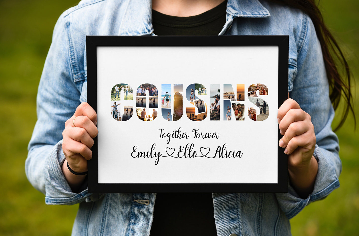 Cousins Photo Collage, Cousins Picture Collage, Cousin Gifts, Cousins Make The Best Friends, Gift Ideas, Unique Gift, PRINTABLE FILE