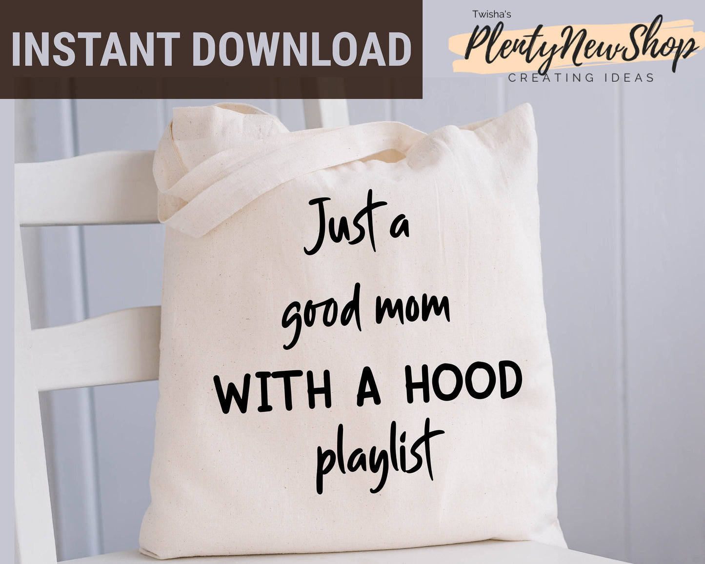 Funny Mom Hood Playlist SVG