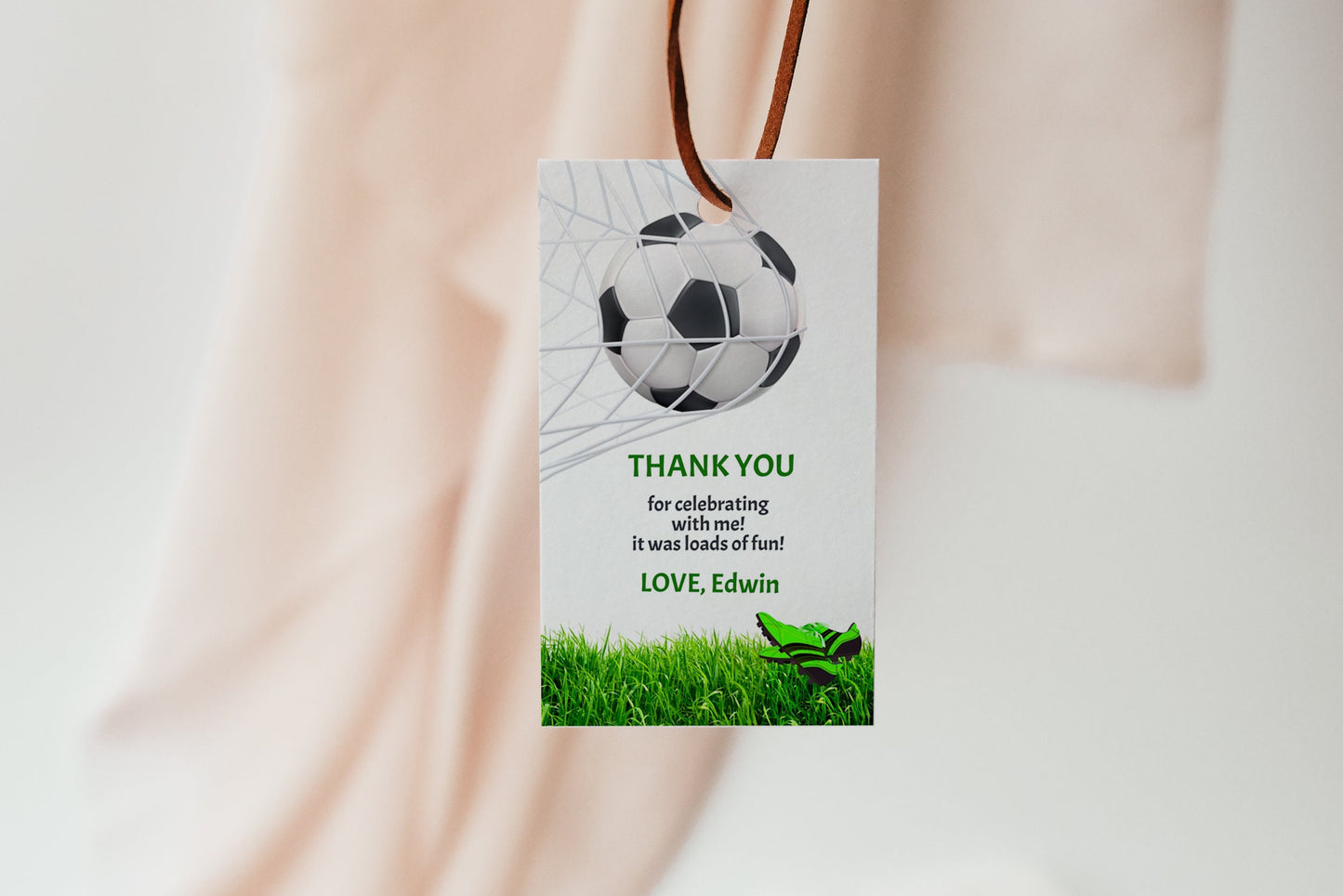 Editable Soccer Electronic Invitation Template SS